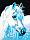 Картина по номерам 30*40 "Белый конь" КН3040063